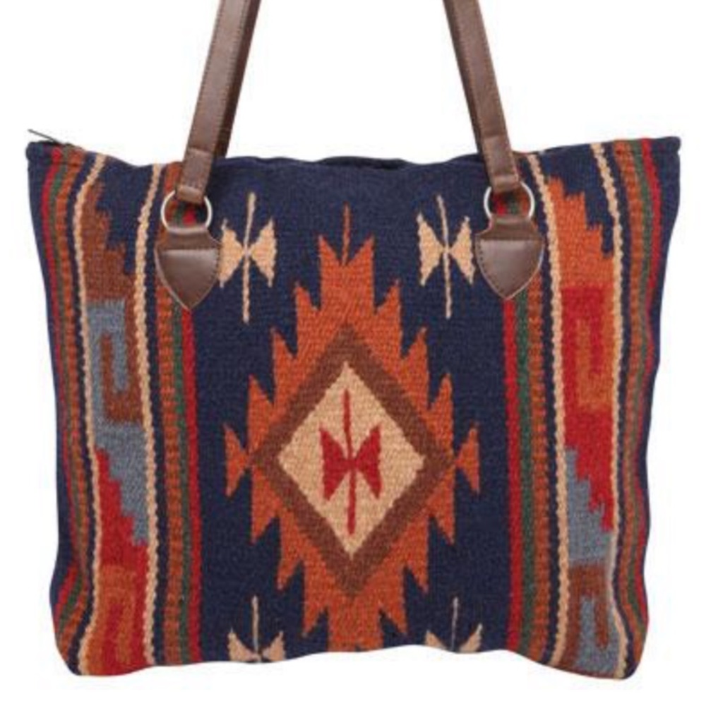 So cute! El Paso Saddleblanket Company Zip top western/boho purse/tote